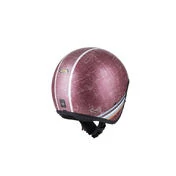 NZI Rolling 4 Sun Open Face Helmet Matt Linien Old Red
