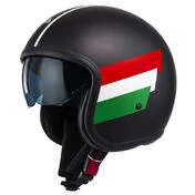 NZI Rolling 4 Sun Open Face Helmet Matt Volare Nero