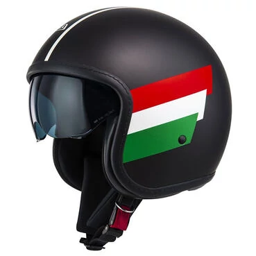 NZI Rolling 4 Sun Open Face Helmet Matt Volare Nero
