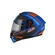 NZI Trendy Full Face Helmet Matt Overtaking Blue / Sky Blue