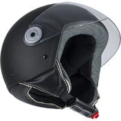 NZI Vintage 3 Open Face Helmet Matt Matt Black