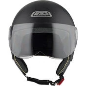 NZI Vintage 3 Open Face Helmet Matt Matt Black