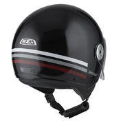 NZI Vintage 3 Open Face Helmet Matt Triband Black / Burgundy