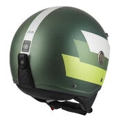 NZI Tonup Open Face Helmet Matt Bandi Musgo / Pistacho