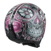 NZI Tonup Open Face Helmet Matt Bordado