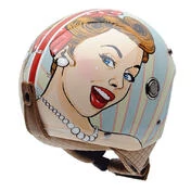 NZI Tonup Open Face Helmet Glossy Chica Bonita