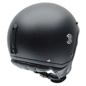 NZI Tonup Open Face Helmet Matt Matt Black