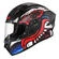 SMK Stellar Animal Full Face Helmet matt black / red