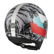 NZI Zeta 2 Open Face Helmet Matt Wind / Surf Grey