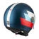 NZI Zeta 2 Open Face Helmet Matt Bandi Blue / Red