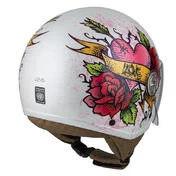 NZI Zeta 2 Open Face Helmet Glossy Cupid