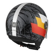 NZI Zeta 2 Open Face Helmet Matt Wind / Surf Anthracite
