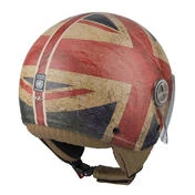 NZI Zeta 2 Open Face Helmet Matt Britain