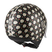 NZI Zeta 2 Open Face Helmet Matt Flor Black