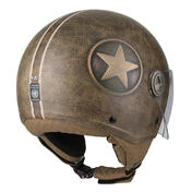 NZI Zeta 2 Open Face Helmet Matt Stella