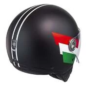 NZI Zeta 2 Open Face Helmet Matt Volare Nero