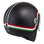 NZI Zeta 2 Open Face Helmet Matt Eterno Nero