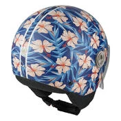 NZI Zeta 2 Open Face Helmet Matt Hibiscus