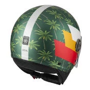NZI Zeta 2 Open Face Helmet Matt Palm Beach Musgo