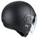NZI Ringway Duo Open Face Helmet Glossy Matt Black