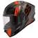 SMK Stellar Swank Full Face Helmet Silver / Black / Red
