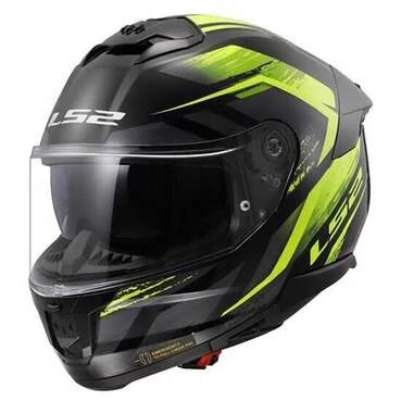 LS2 FF808 Stream II Fury Full Face Helmet Черно-желтый