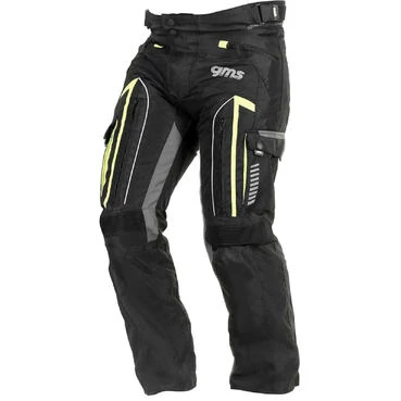 GMS EVEREST Touring Motorcycle мотоштаны Black Anthracite Yellow
