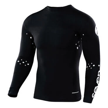 Seven Zero Compression Laser Cut Jersey Black Черный