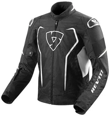 Rev'it VERTEX H2O Fabric Motorcycle мотокуртка Black White