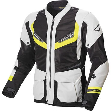 Macna Aerocon Night Eye мотокуртка Grey Yellow Желтый