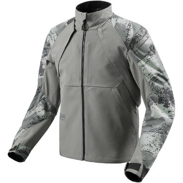 Rev'it CONTINENT Windproof Softshell Motorcycle мотокуртка Medium Grey