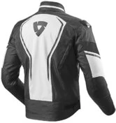 Rev'it VERTEX Motorcycle Jacket Black White