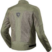 Perforated Motorcycle Jacket In Rev'it ECLIPSE Dark Green Fabric
