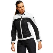 Dainese SEVILLA AIR LADY Women's Summer Motorcycle Jacket Black Ice Gray