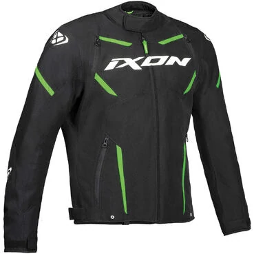 Ixon STRIKER Motorcycle мотокуртка Black White Green