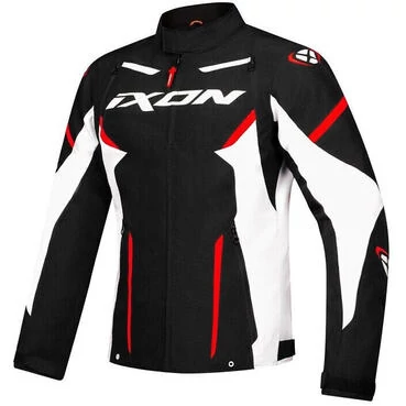 Ixon STRIKER Motorcycle мотокуртка Black White Bright Red