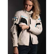 LS2 Endurance Lady Sand Black Blue motorcycle jacket