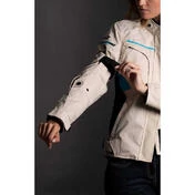 LS2 Endurance Lady Sand Black Blue motorcycle jacket