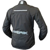 Motorcycle Jacket in Berik 2.0 Technical Fabric NJ-203331 Touring Black Label