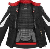 Spidi SPORT WARRIOR TEX Lady Black Motorcycle Jacket for Women