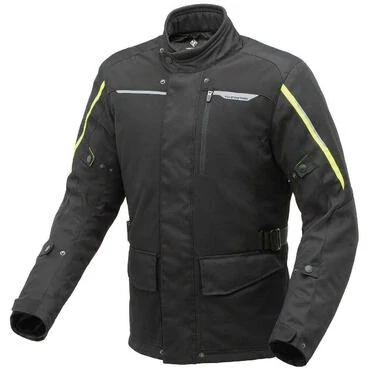 Tucano Urbano 4 Stroke Technical Motorcycle мотокуртка Black Yellow Fluo