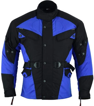 Мотоциклетная куртка German Wear Textile, подходящая для разных комбинаций Синий