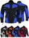 Мотоциклетная куртка German Wear Textile, подходящая для разных комбинаций Синий
