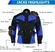 Мотоциклетная куртка German Wear Textile, подходящая для разных комбинаций Синий