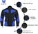 Мотоциклетная куртка German Wear Textile, подходящая для разных комбинаций Синий