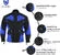 Мотоциклетная куртка German Wear Textile, подходящая для разных комбинаций Синий