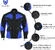 Мотоциклетная куртка German Wear Textile, подходящая для разных комбинаций Синий