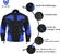 Мотоциклетная куртка German Wear Textile, подходящая для разных комбинаций Синий