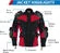 Мотоциклетная куртка German Wear Textile, подходящая для разных комбинаций Красный