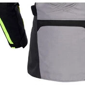 Woman Motorcycle Jacket in Spyke EQUATOR Dry Tecno LADY Fabric Gray Black Yellow Fluo